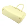  Dámska kožená kabelka cez rameno Camilla PREMIUM 10.004 pastelovo žltá 37 x 24 x 14 cm
