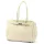  Dámska kožená kabelka cez rameno Camilla PREMIUM 10.004 béžovej farby 37 x 24 x 14 cm