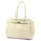  Dámska kožená kabelka cez rameno Camilla PREMIUM 10.004 béžovej farby 37 x 24 x 14 cm