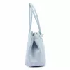  Dámska kožená kabelka cez rameno Camilla PREMIUM 10.004 pastelovo modrá 37 x 24 x 14 cm