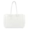  Dámska kožená kabelka Camilla PREMIUM 10.004 DOLLARO biela 37 x 24 x 14 cm