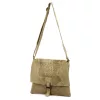  Dámska kožená kabelka Luka 26-076 CROCO taupe 31 x 26 x 5 cm