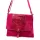  Dámska kožená kabelka Luka 26-076 CROCO magenta 31 x 26 x 5 cm
