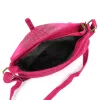  Dámska kožená kabelka Luka 26-076 CROCO magenta 31 x 26 x 5 cm