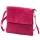 Luka 24-090 magenta női velúr bőr bőr kézitáska 24 x 22 x 5 cm