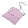  Dámska kožená crossbody kabelka Luka 24-090 fialovej farby 24 x 22 x 5 cm
