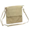 Luka 24-090 homok női velúr bőr bőr kézitáska 24 x 22 x 5 cm