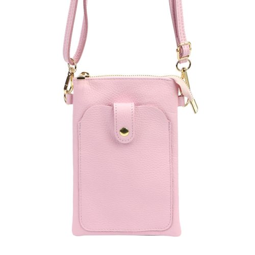 Luka 20-070 púder női bőr telefontartó, partytáska 14 x 21 x 3.5 cm