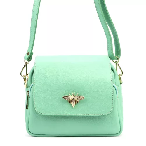 Luka 19-68 DOLARO Bzzz türkiz női bőr kézitáska 21 x 18 x 10 cm