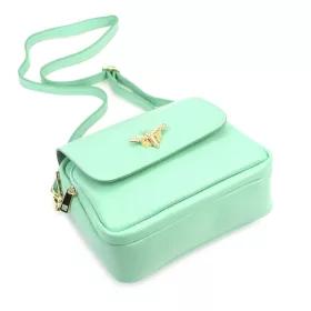   Luka 19-68 DOLARO Bzzz türkiz női bőr kézitáska 21 x 18 x 10 cm