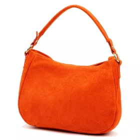   Dámska kožená kabelka Luka 24-085 GOLD mandarínkovo oranžová 31 x 23 x 8 cm