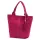  Dámska kabelka cez rameno Luka 26-026 magenta z semišovej kože, shopper 40 x 37 x 13 cm