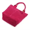  Dámska kabelka cez rameno Luka 26-026 magenta z semišovej kože, shopper 40 x 37 x 13 cm