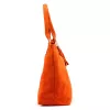  Dámska oranžová kabelka cez rameno z semišovej kože Luka 26-026, shopper, 40 x 35 x 18 cm