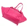  Dámska kožená veľká kabelka cez rameno Luka 26-012 magenta 60 x 30 x 15 cm