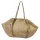  Dámska kožená veľká kabelka cez rameno Luka 26-012 v béžovej farbe 60 x 30 x 15 cm