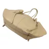  Dámska kožená veľká kabelka cez rameno Luka 26-012 v béžovej farbe 60 x 30 x 15 cm