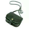  Dámska crossbody kabelka Florence ART. 882 smaragdovo zelená z hodvábne lesklej kože 19 x 15 x 7 cm