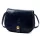  Dámska tmavomodrá crossbody kabelka Florence ART. 882 z hodvábne lesklej kože 19 x 15 x 7 cm