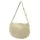  Dámska béžová kabelka cez rameno, crossbody kabelka z semišovej kože Luka 26-098, rozmery 37 x 26 x 5 cm
