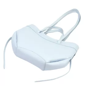   Luka 25-025 DOLLARO pasztell kék női bőr kézitáska, válltáska 33 x 26 x 9 cm