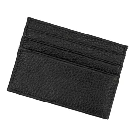    Pánska peňaženka Gregorio P0695 z čiernej hovädzej kože 10 x 7,5 cm