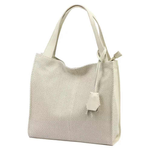 Luka 26-099 DOLLARO bézs női bőr kézitáska