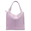 Luka 26-099 DOLLARO levendula lila női bőr kézitáska