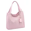 Luka 26-099 DOLLARO rózsaszín női bőr kézitáska