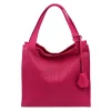 Luka 26-099 DOLLARO magenta női bőr kézitáska