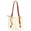 Florence 35 bézs női bőr válltáska, hátizsákká alakítható 32 x 28 x 9 cm
