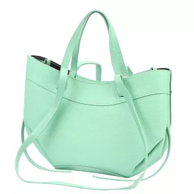   Luka 25-025 DOLLARO türkiz női bőr kézitáska, válltáska 33 x 26 x 9 cm