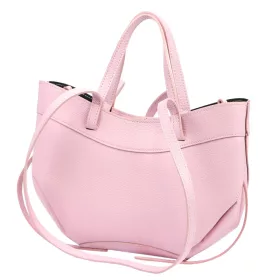   Luka 25-025 DOLLARO pasztell rózsaszín női bőr kézitáska, válltáska 33 x 26 x 9 cm