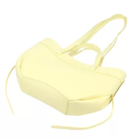   Luka 25-025 DOLLARO halvány sárga női bőr kézitáska, válltáska 33 x 26 x 9 cm