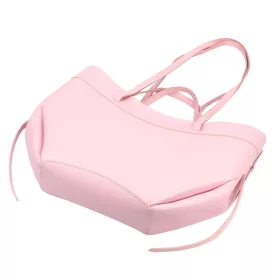   Luka 25-025 rózsaszín női bőr kézitáska, válltáska 40 x 30 x 12 cm