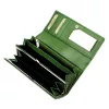  Dámska peňaženka z hovädzej kože EL FORREST 946-151 s RFID zelenou farbou 18,5 x 9 x 3,5 cm