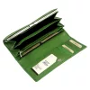  Dámska peňaženka z hovädzej kože EL FORREST 946-151 s RFID zelenou farbou 18,5 x 9 x 3,5 cm