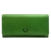  Dámska peňaženka z hovädzej kože EL FORREST 946-151 s RFID zelenou farbou 18,5 x 9 x 3,5 cm