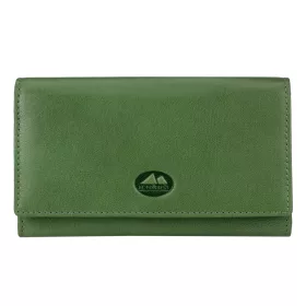    EL FORREST 919-151 RFID zelená kožená peňaženka 16,5 x 9,5 x 3,5 cm