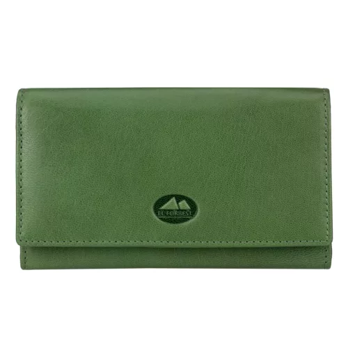  EL FORREST 919-151 RFID zelená kožená peňaženka 16,5 x 9,5 x 3,5 cm