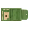  Dámska peňaženka z hovädzej kože EL FORREST 727-151 s RFID, zelená, 12,5 x 10,5 x 3 cm