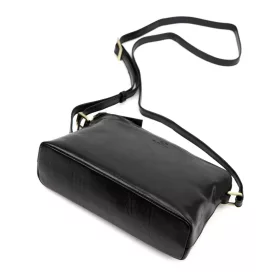    Dámska kožená kabelka cez rameno EL FORREST LB32-630 čierna 24 x 15 x 8 cm