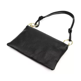   Luka 24-097 MN DOLLARO fekete női bőr kézitáska 25 x 16 x 3 cm