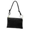 Luka 24-097 MN DOLLARO fekete női bőr kézitáska 25 x 16 x 3 cm