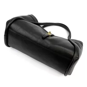    Dámska kožená kabelka Camilla PREMIUM 10.012 čierna 36 x 22 x 18 cm
