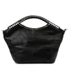  Dámska kožená kabelka Camilla PREMIUM 10.003 DOLLARO čierna 48 x 30 x 12 cm