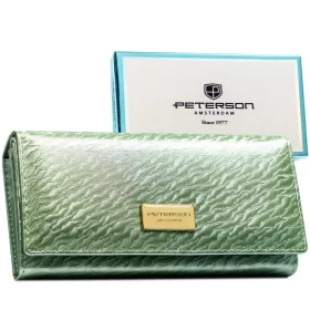    Dámska peňaženka Peterson PTN PX22-CNF zelená 18,5 x 9 x 3,5 cm