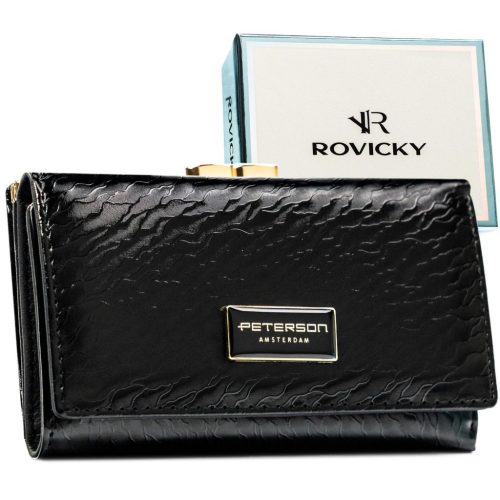 Peterson PTN PX23-CNF fekete női pénztárca