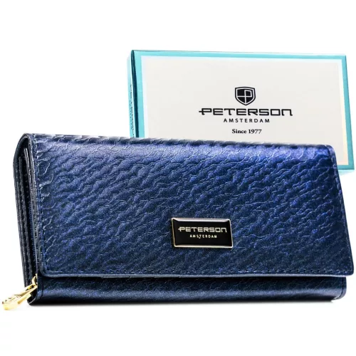 Dámska peňaženka Peterson PTN PX28-CNF tmavomodrá 18,5 x 9 x 3,5 cm