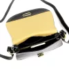  Dámska kožená crossbody kabelka Florence 59 čierna 24 x 19 x 9 cm